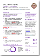 Cliquez ici pour découvrir le MODELE DE CV DESIGN personnalisable
